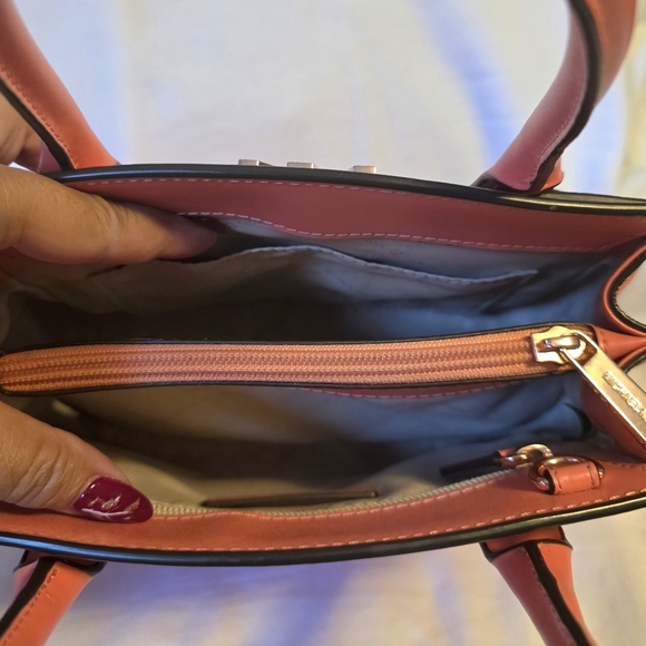 Michael Kors Coral/Salmon Satchel and Wallet Set - Almost New Condition - Picture 9 of 9
